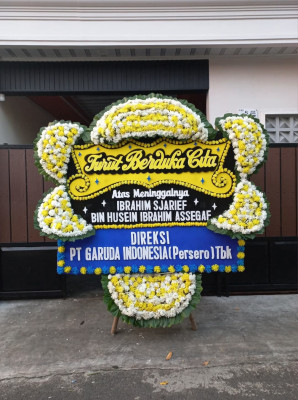 Papan Bunga Duka di Kawedanan